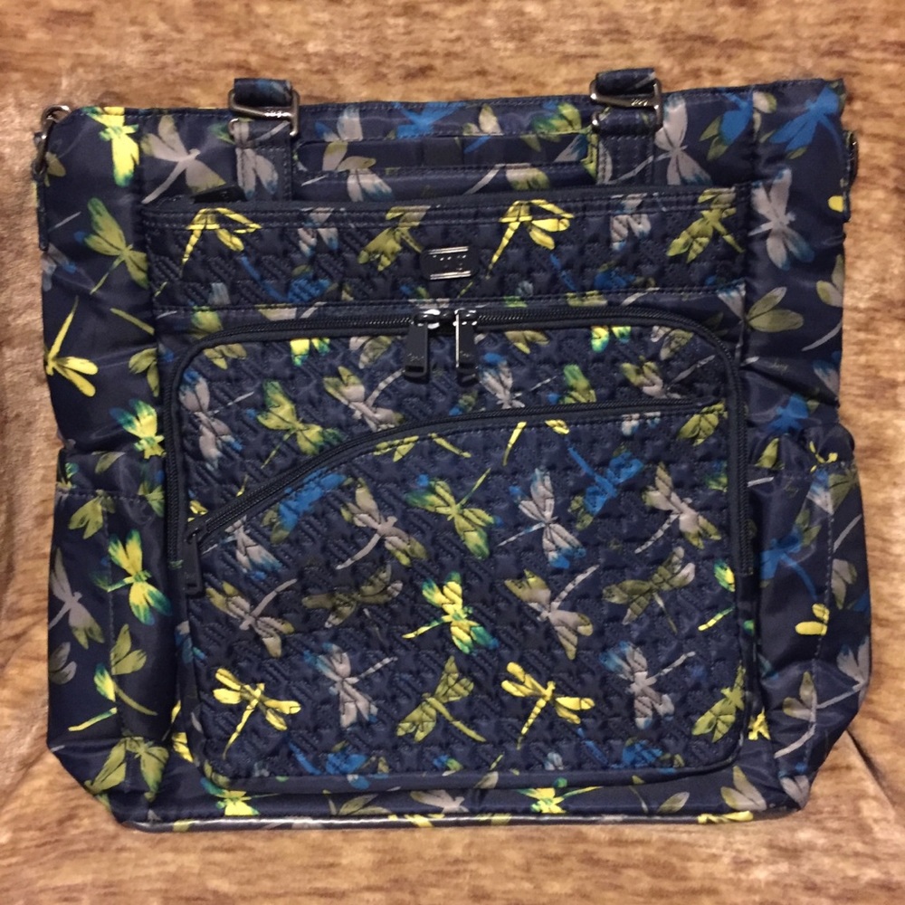 Lug Ace 2 Dragonfly Navy Travel Tote Backpack